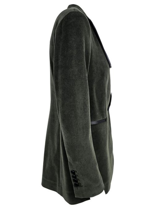 giacca donna smoking in velluto liscio militare Circolo 1901 | FD36281207